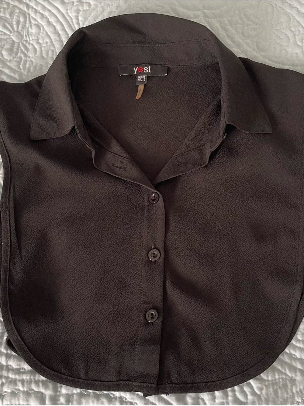 Dickie - Black Detachable Shirt Collar tBib
